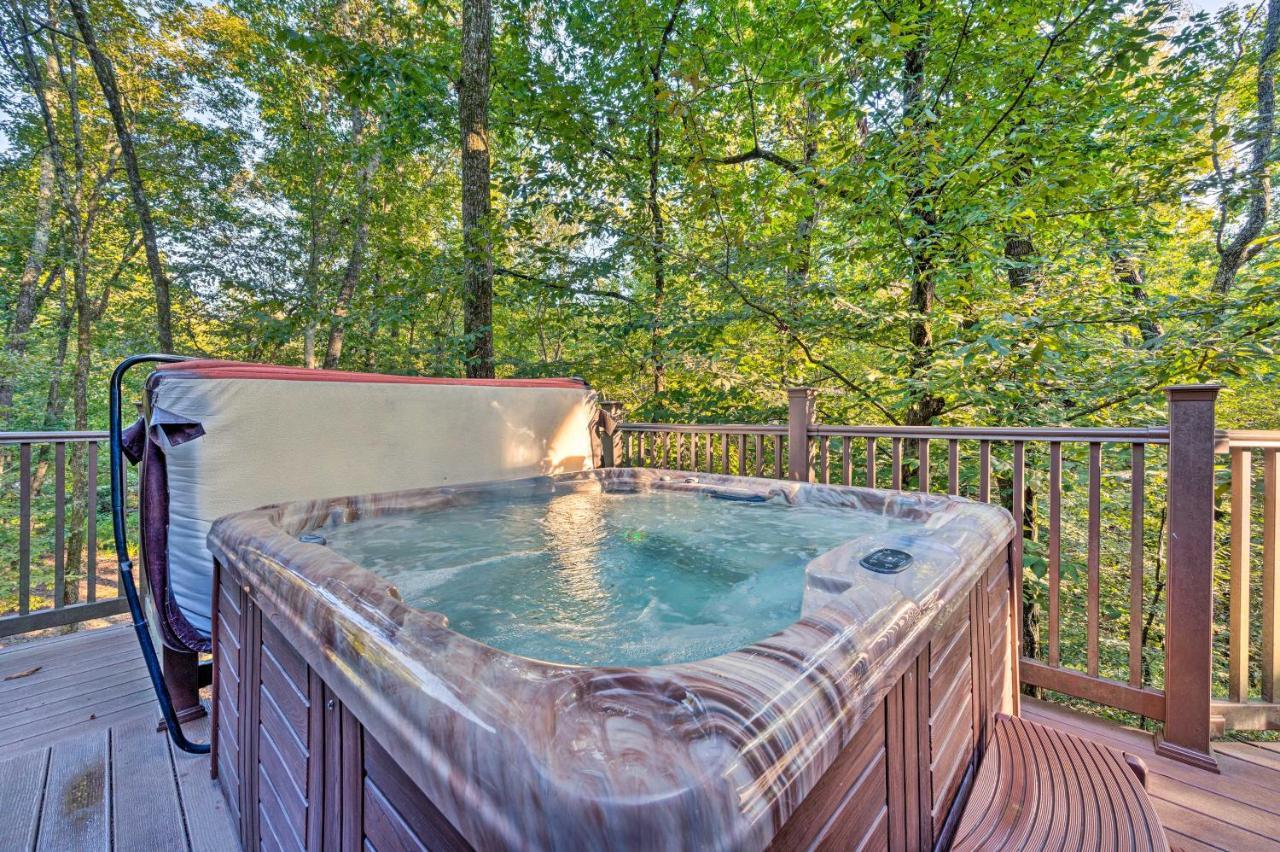 Creekside Broken Bow Cabin With Hot Tub And Fire Pit! Stephens Gap Exterior foto