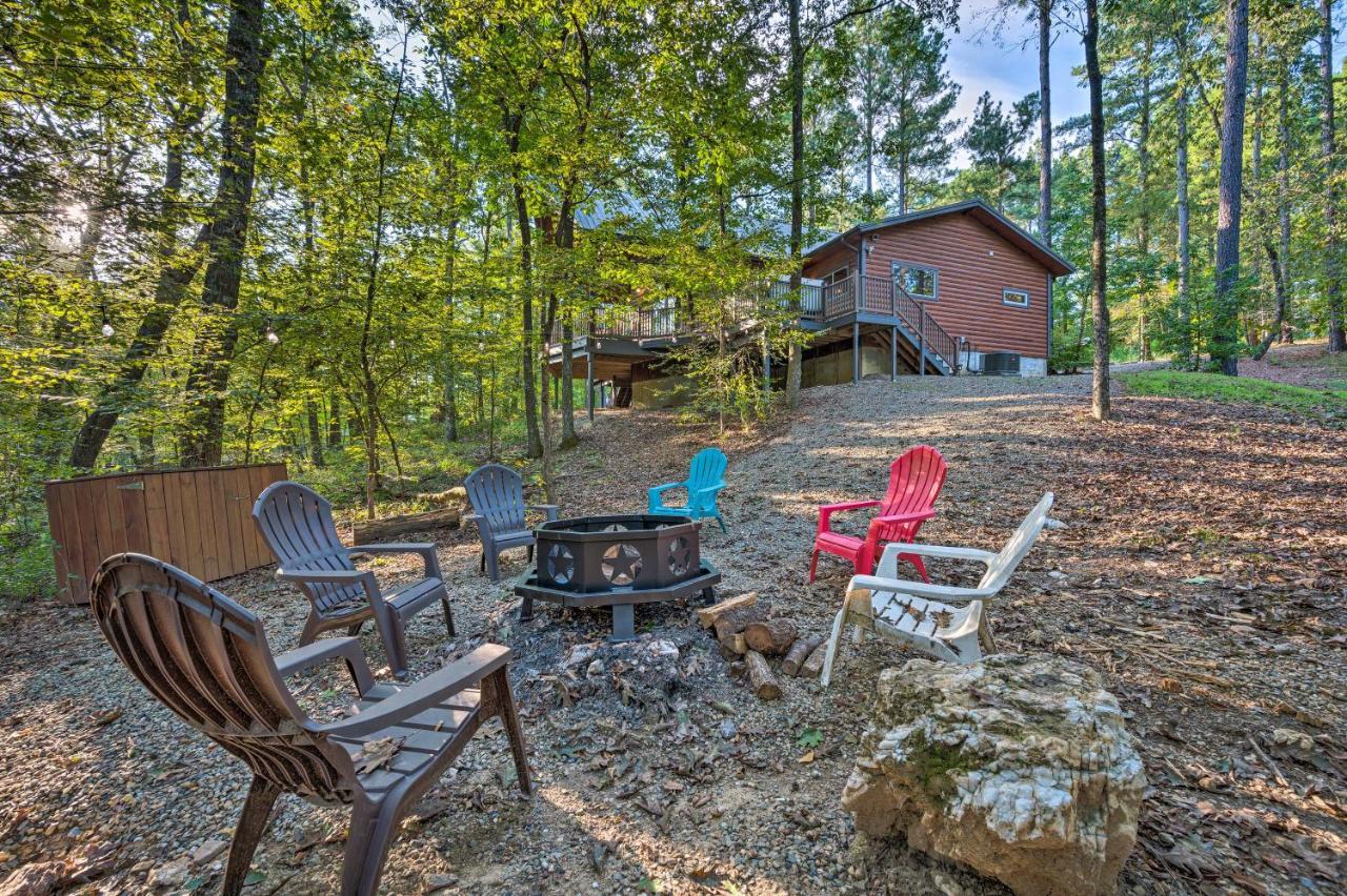 Creekside Broken Bow Cabin With Hot Tub And Fire Pit! Stephens Gap Exterior foto