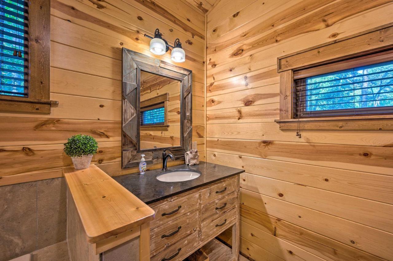 Creekside Broken Bow Cabin With Hot Tub And Fire Pit! Stephens Gap Exterior foto
