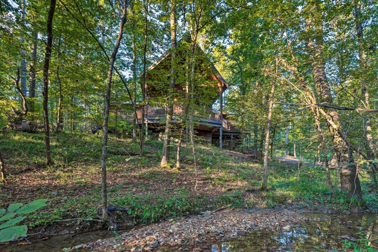 Creekside Broken Bow Cabin With Hot Tub And Fire Pit! Stephens Gap Exterior foto