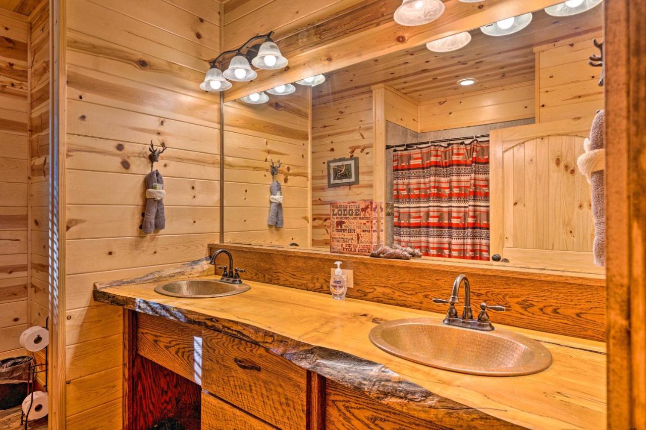 Creekside Broken Bow Cabin With Hot Tub And Fire Pit! Stephens Gap Exterior foto