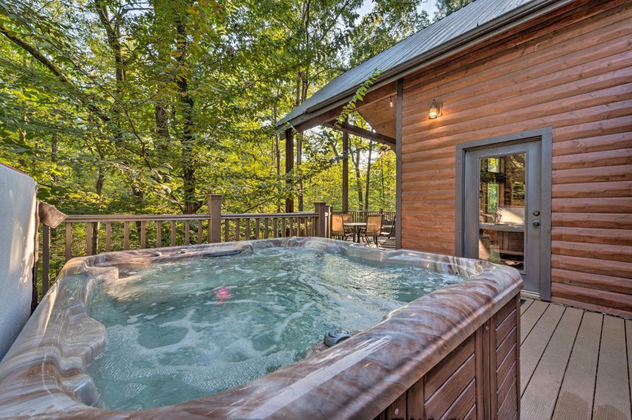 Creekside Broken Bow Cabin With Hot Tub And Fire Pit! Stephens Gap Exterior foto